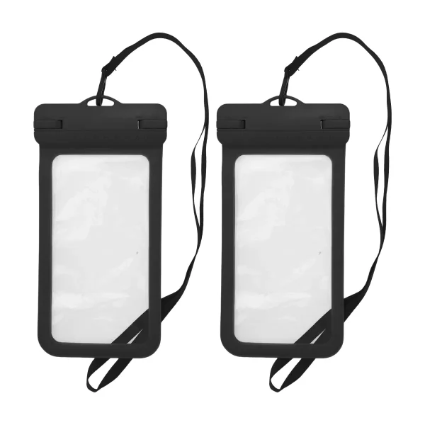 Unique Bargains Wide Side Mobile Waterproof Bag 4.92"x9.65" 2 Pcs
